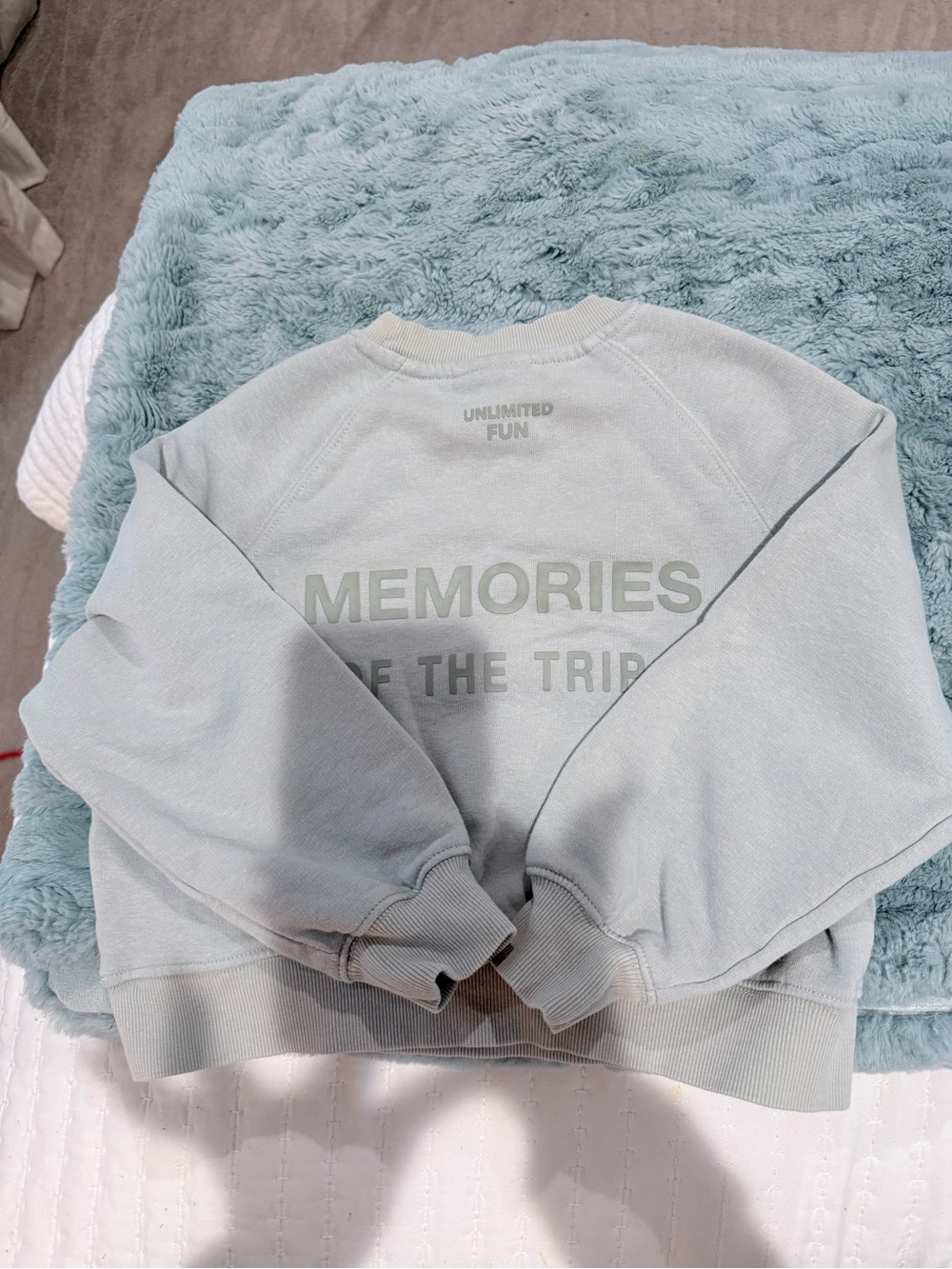 Zara Kiddies Sage Green Sweatshirt Size 7